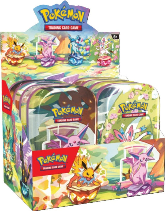 Prismatic Evolutions mini-tins