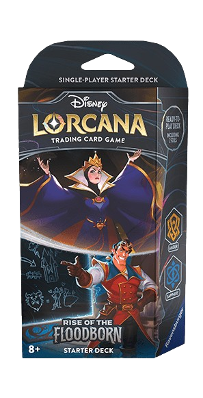 Disney Lorcana Floodborn Starter Deck  Rise of the Floodborn - Amber & Sapphire